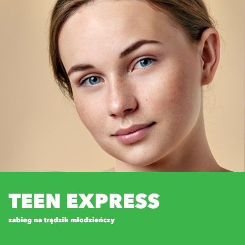 Portfolio usługi Teen Express- zabieg przeciwtrądzikowy