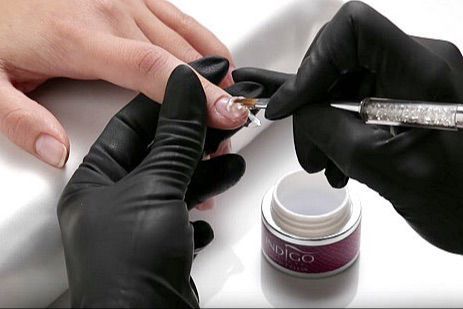 Portfolio usługi Manicure Żelowy na naturalnej płytce