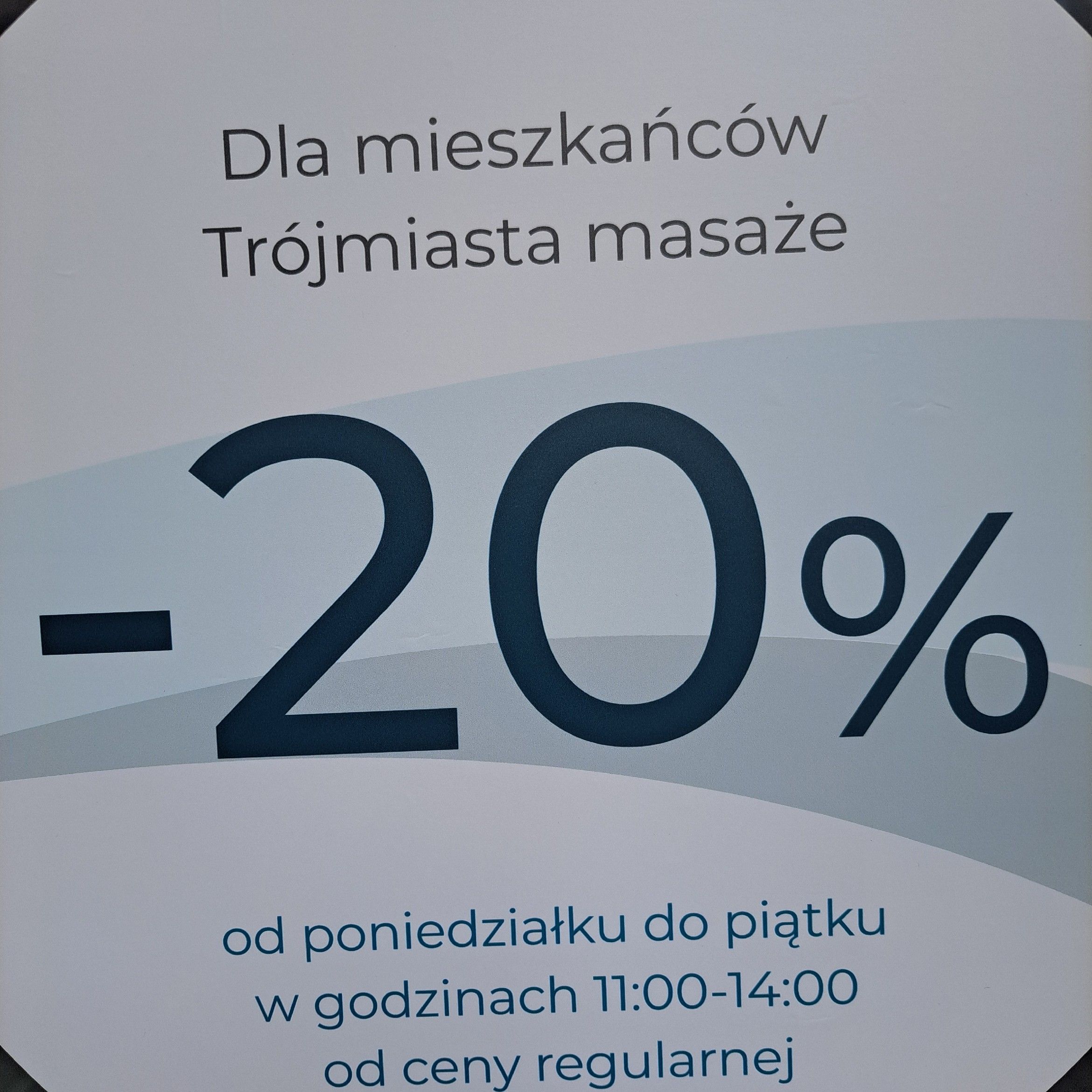 Portfolio usługi -20% MASAŻE DLA MIESZKAŃCÓW TRÓJMIASTA