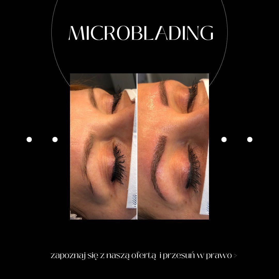 Portfolio usługi Makijaz pernamentny brwi metoda microblading