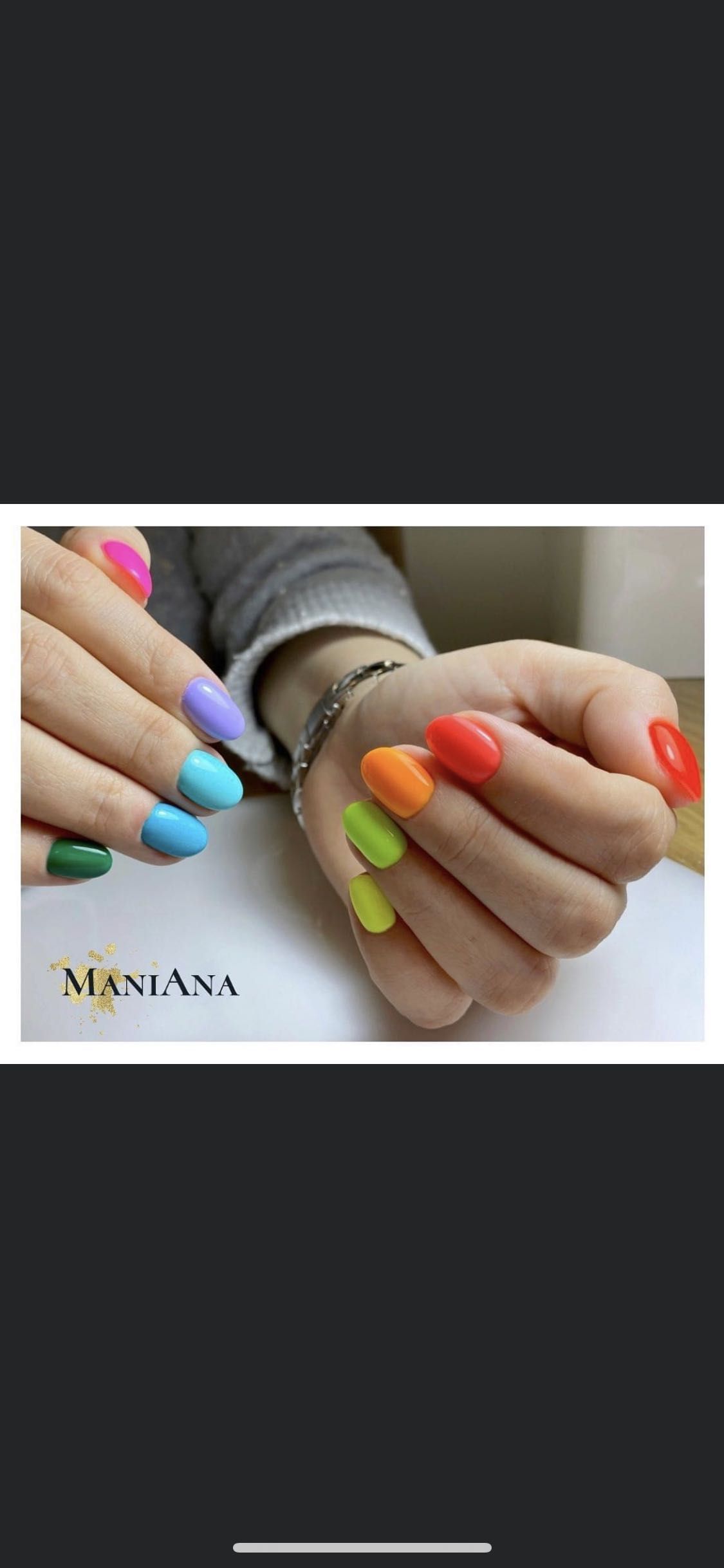 Portfolio usługi Manicure hybrydowy 1 kolor