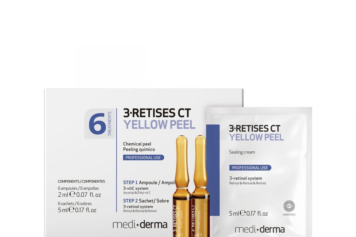 Portfolio usługi Medi+derma Anti-aging Retises Ct Yellow Peel