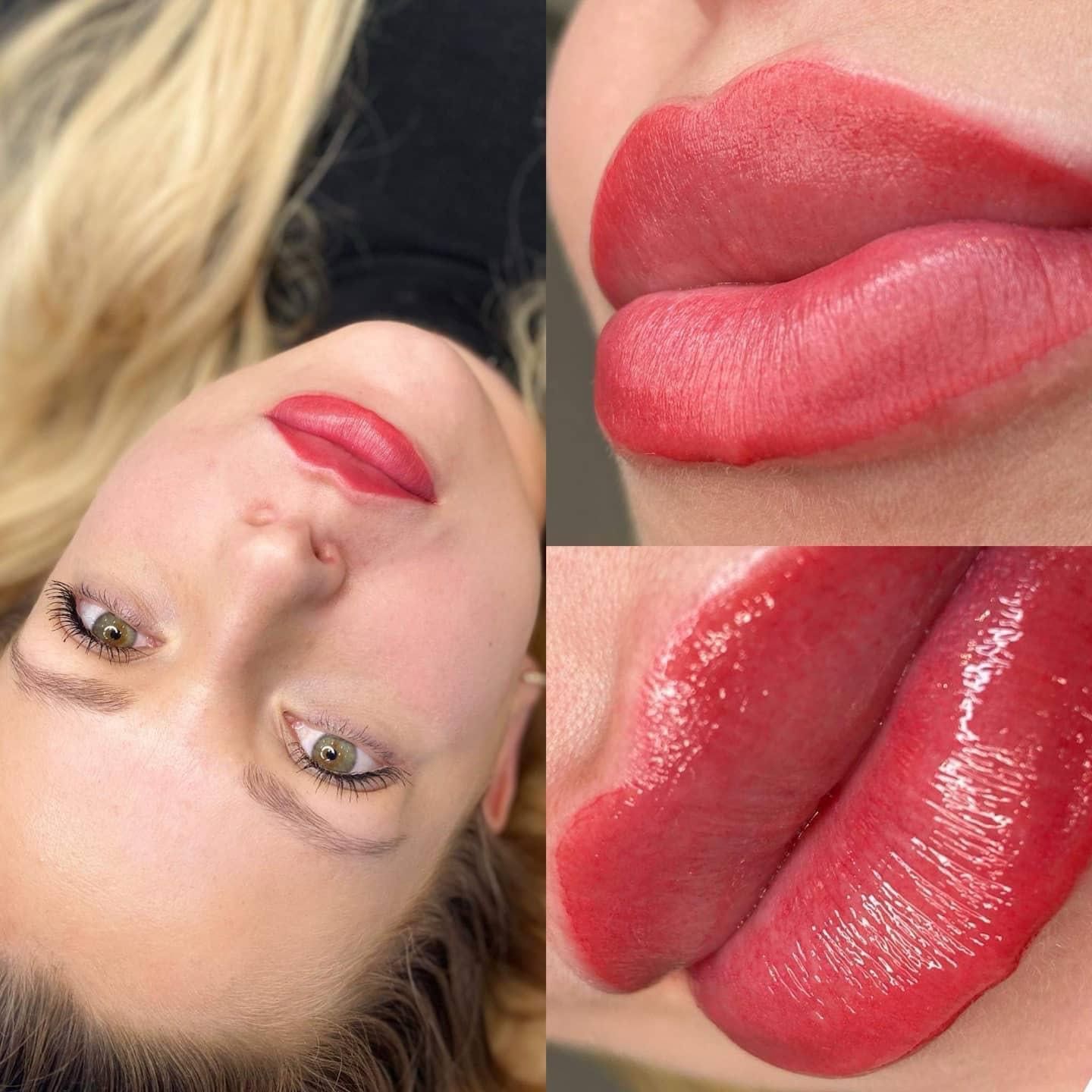 Portfolio usługi Makijaż permanentny ust - metoda Full Lips