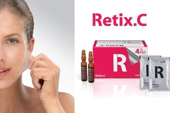 Portfolio usługi Intensywna terapia odmaładzająca RetixC Retinol 4%
