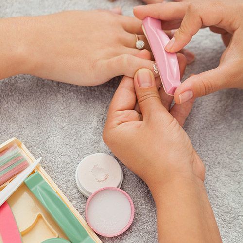 Portfolio usługi manicure japoński