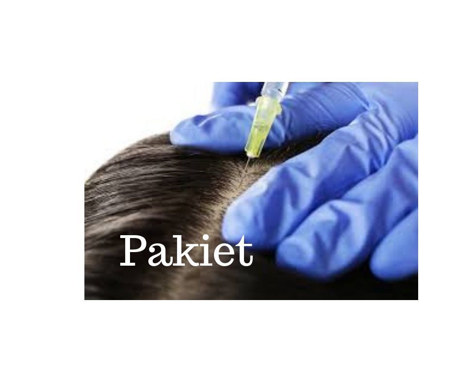 Portfolio usługi Karboksyterapia skóry głowy pakiet