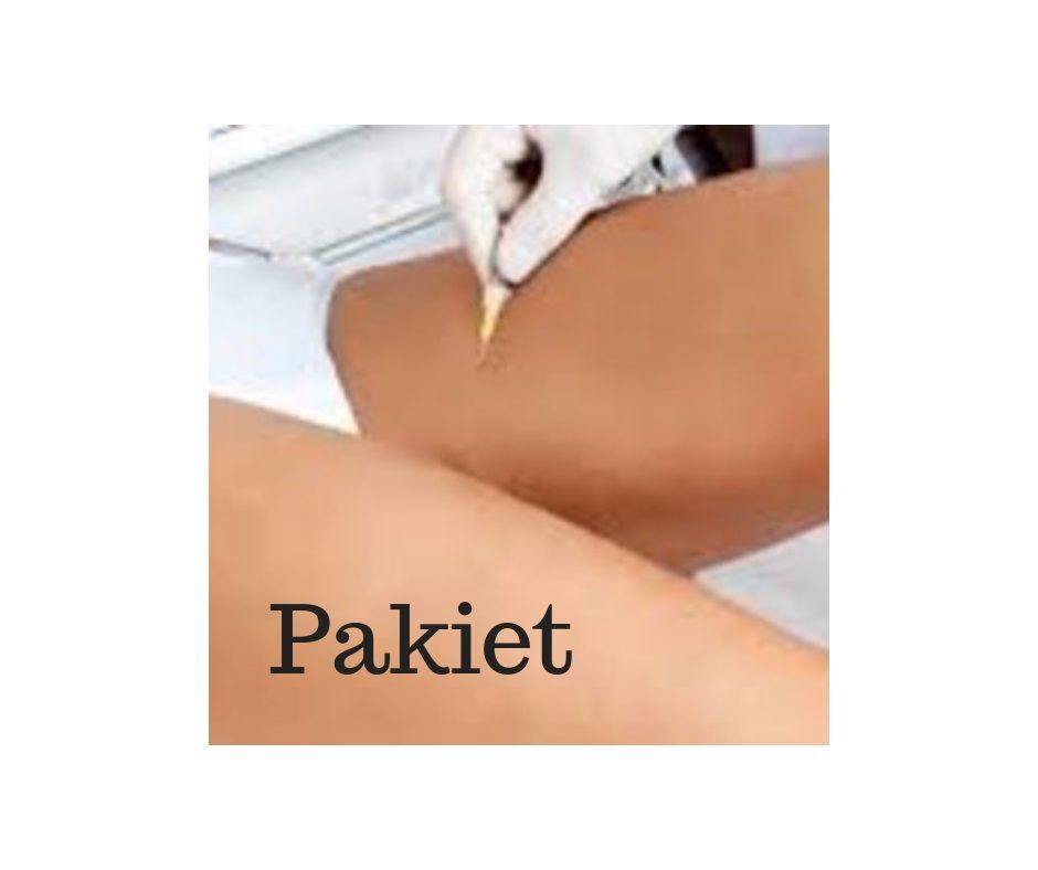 Portfolio usługi Karboxyterapia cellulit uda pakiet