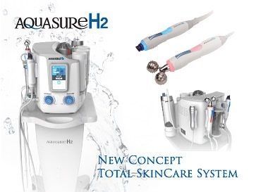 Portfolio usługi Aquasure H2 oczyszczanie wodorowe twarz