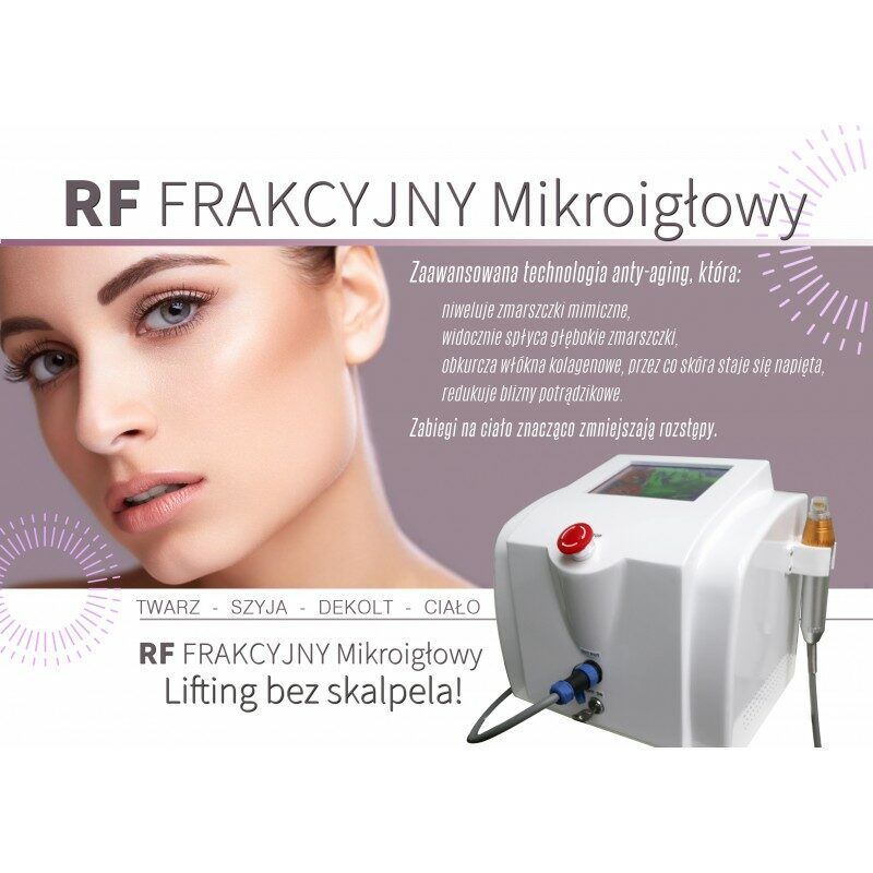 Portfolio usługi RF  frakcyjny mikroigłowy szyja lub żuchwa