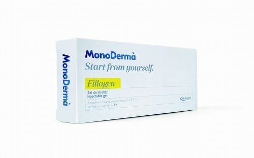 Portfolio usługi MonoDerma Fillagen - kolagen
