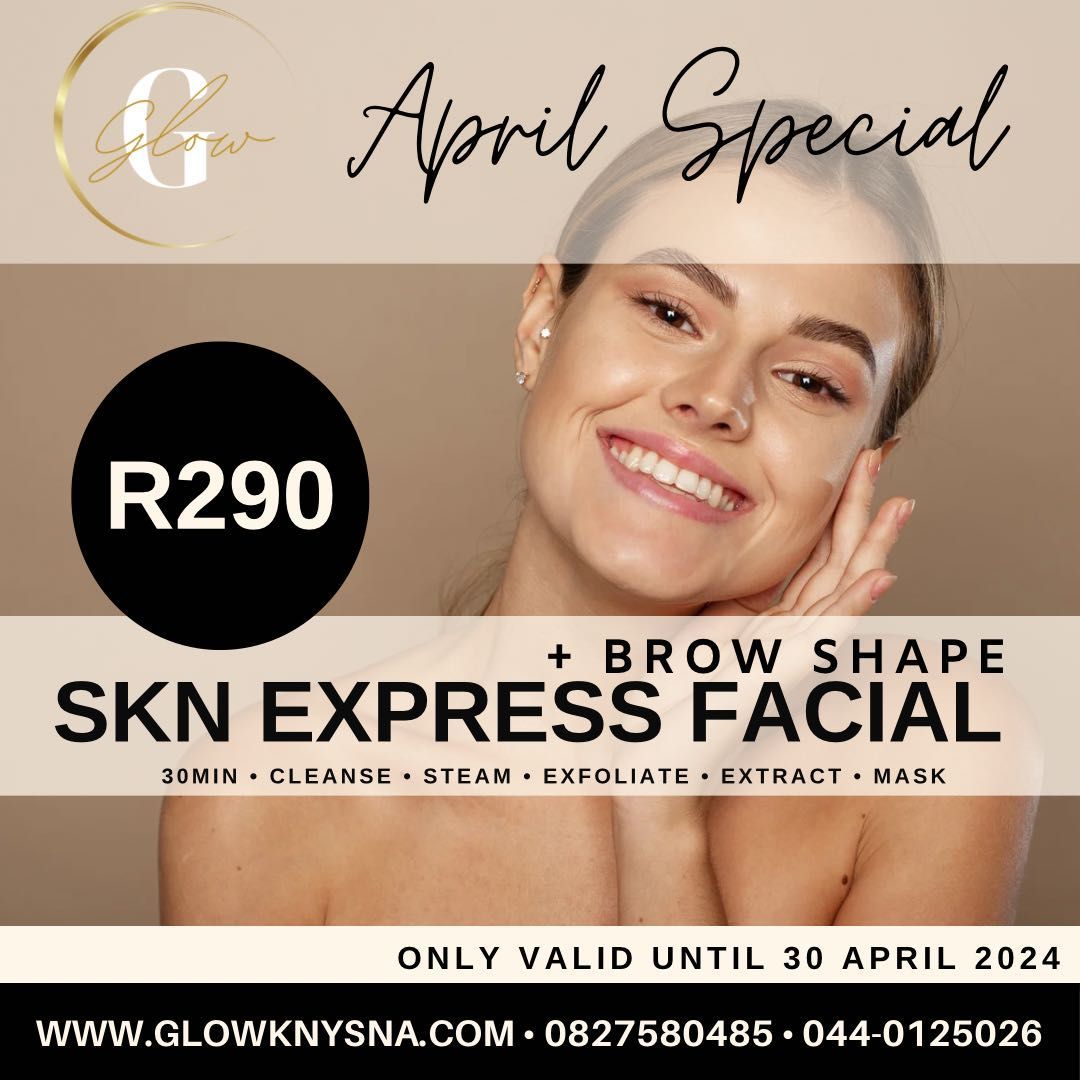 April SKN Express Facial + Brow Shape portfolio