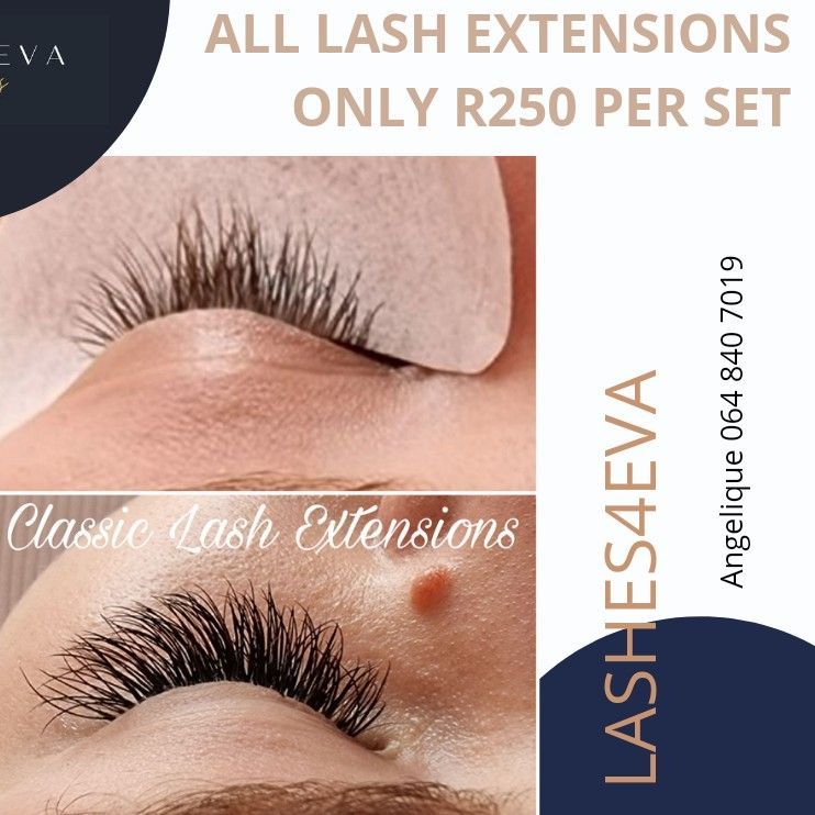 Eyelash extensions portfolio