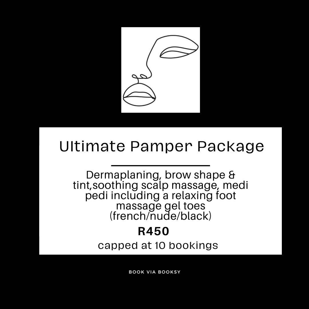 THE ULTIMATE PAMPER PACKAGE portfolio