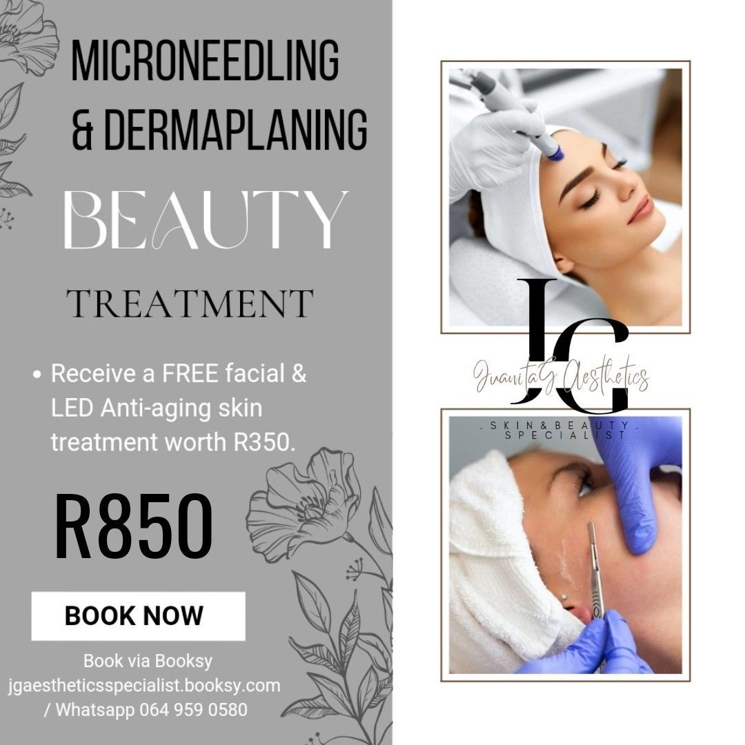 Microneedling & Dermaplaning Beauty Treatment portfolio