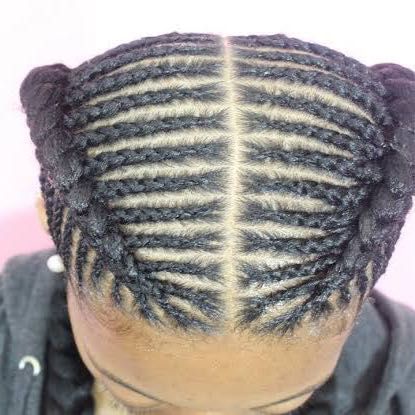 Freehand fishbone with hairpiece ext (two lines) portfolio