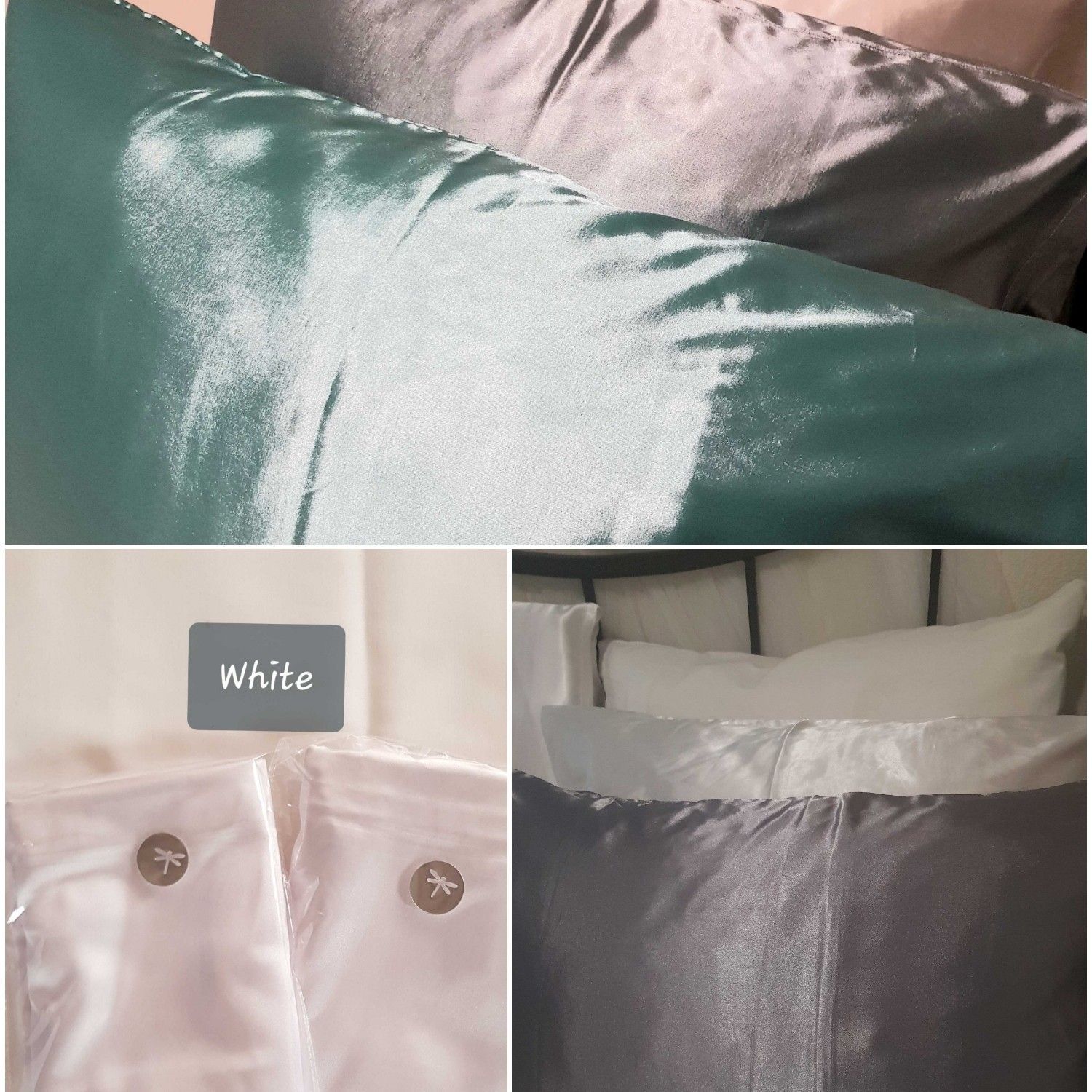 Set Of Satin Pillowcases Standard Size portfolio