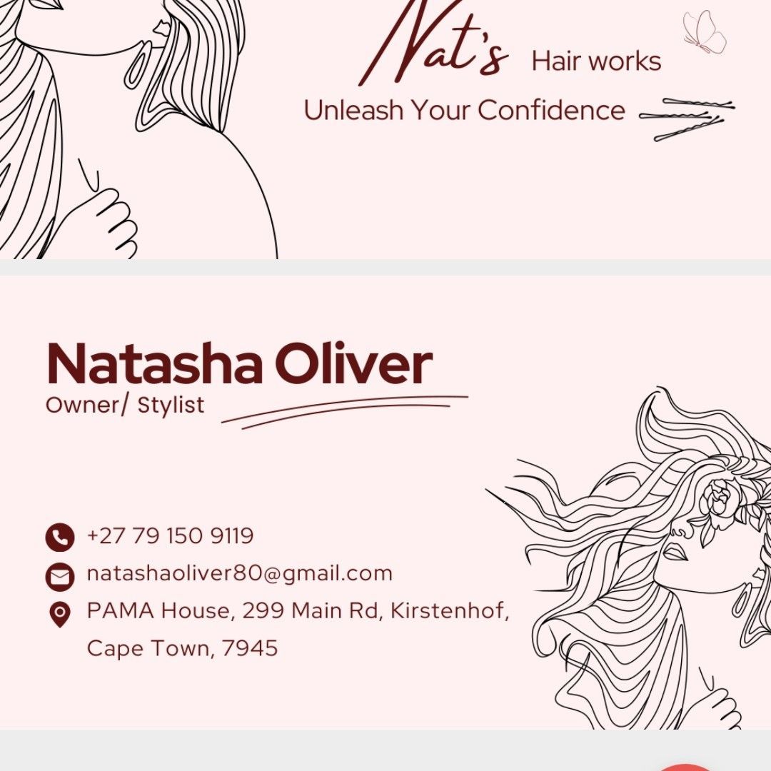 Nats Hairworks, 299Pamahouse Tokai, Number 3, 7945, Cape Town