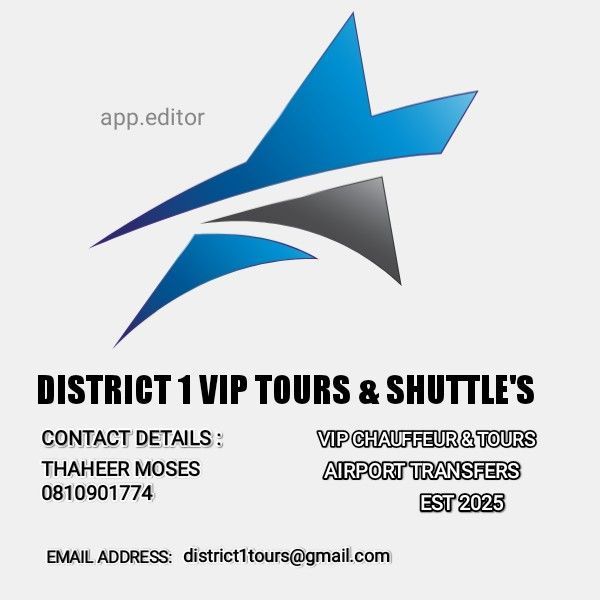 District 1 Tours, 8001, Cape Town