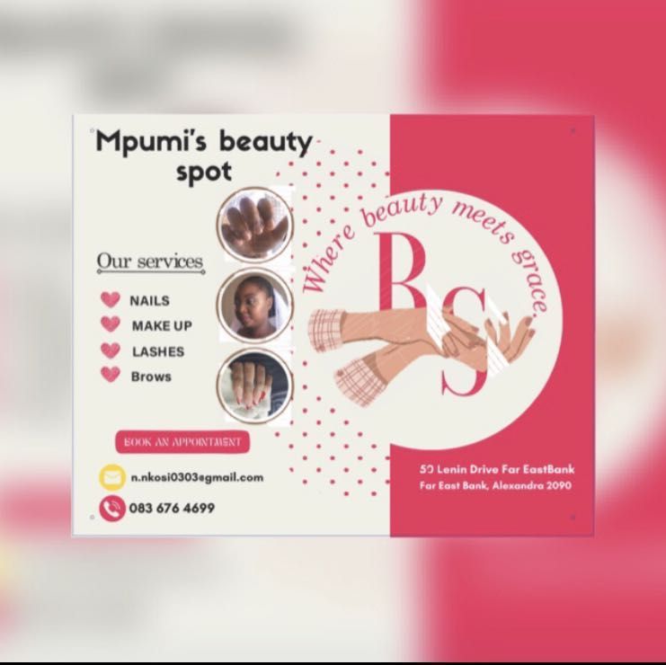 Mpumi’sBeautyspot, 91 Lenin Drive, Sandton, GP, 2090, Lenin Drive, 2090, Johannesburg South W